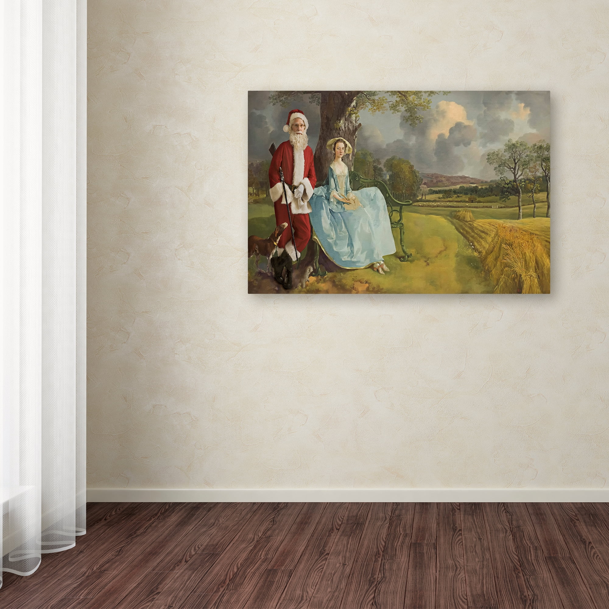 Trademark Fine Art 'Gainsborough-Mr&Ms Andrews' Canvas Art by Ed Wheeler
