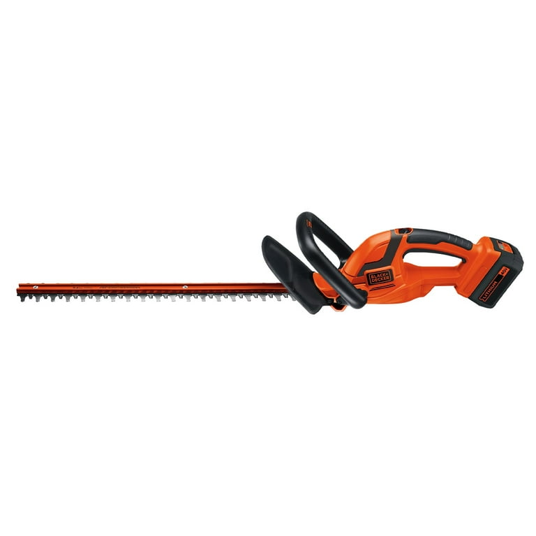 BLACK+DECKER LHT2436 40V MAX* Lithium-Ion 24" Cordless Hedge Trimmer, and Charger Included - Walmart.com