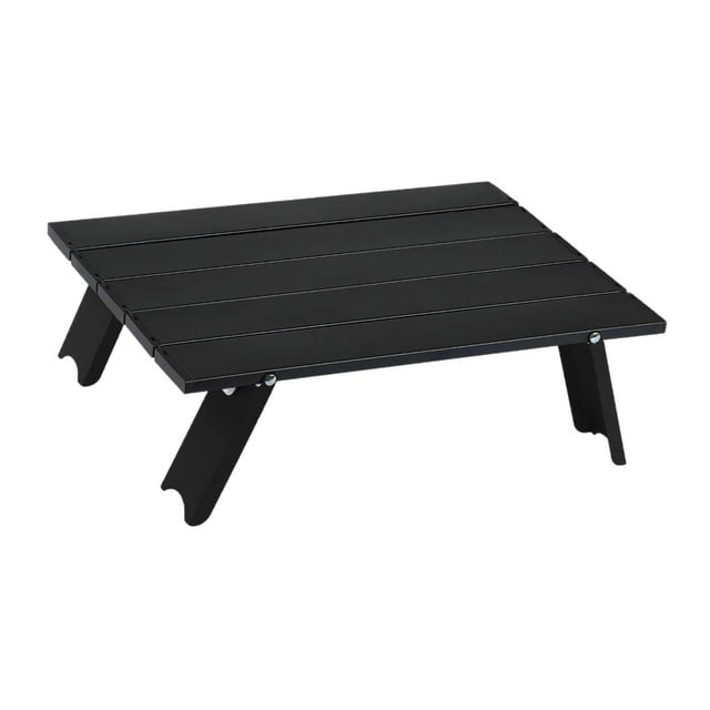 koolsoo Foldable Camping Table Sturdy Aluminium Alloy for Fishing Backpacking Picnic B B