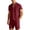 Wine, variant on IWRICH Men's Two Piece Outfit Shorts Casual Short Sleeve Button down Shirt and Beach Shorts Set Summer Vacation Outfits White XL