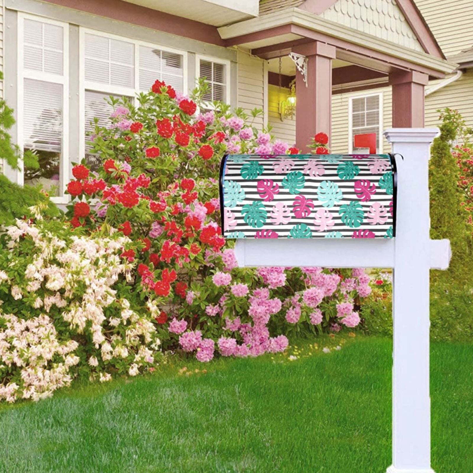 Kdxio Magnetic Mailbox Cover 21x18 in Mailbox Cover Outdoor Decoration Holiday Mailbox Covers for Home Garden Yard-21x18 in