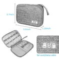 thumbnail image 2 of Portable Electronic Accessories Storage Bag, Waterproof Travel Cable Organizer Bag, Multi-Purpose Cord Pouch for Cables, Chargers and SD Card, 2 of 6