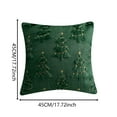 thumbnail image 2 of putnchl Retro Christmas, Pillowcases With Colorful Lights Embroidery, Room Sofa Pillows, Christmas Atmosphere Home Decoration., 2 of 4
