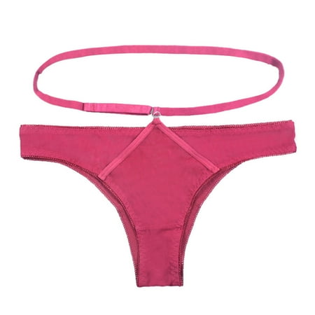 

AnuirheiH Women Sexy Mesh Underwear Lingerie Thongs Panties Ladies Hollow Out Underwear Underpants Clearance