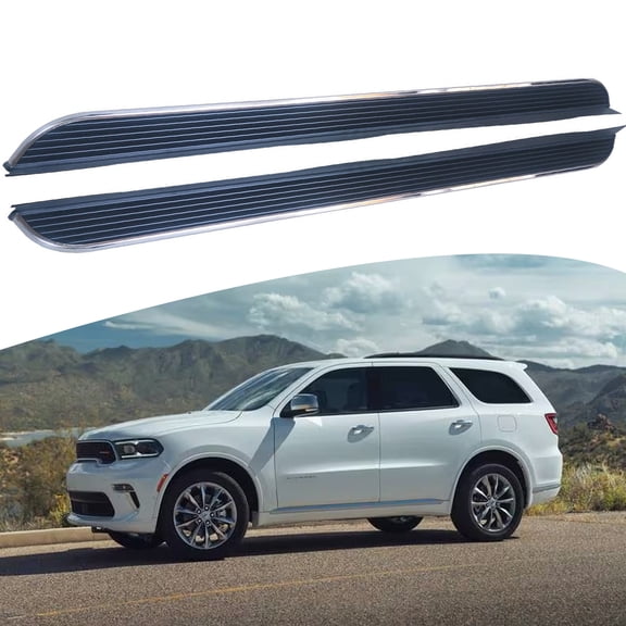 2PCS Fixed Running Boards Fits for Dodge Durango 2018-2025 Side Step Pedals with brackets