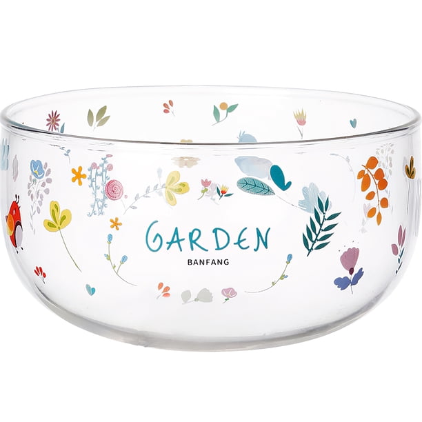 Tazón De Vidrio Tazón De Cocina Transparente Creativo Tazón De Postre De Fruta De Vidrio De Borosilicato Tazón De Ensalada Tazón De Helado Para El Hogar Cocina Postre De Fruta Helado Yuarrent HA017841-00