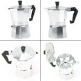 thumbnail image 5 of Moka Pot Machine Express Italian Coffee Maker Espresso Stainless Steel Kettle(450ml 9cups) Hy, 5 of 5