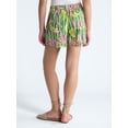 thumbnail image 4 of Free Assembly Women's and Women's Plus Linen Blend Print Shorts, 7" Inseam, Sizes XS-4X, 4 of 6