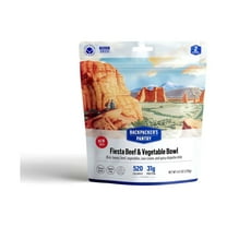 Backpacker's Pantry Fiesta Beef and Vegetable Bowl Dehydrated Food, 520 Cal, 31g
