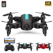 LSRC 2022 New Mini Drone 4K HD Camera Wifi FPV Foldable Dron Quadcopter One-Key Return 360 Rolling RC Helicopter Kid's Toys