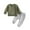 GN1, variant on Splozh Boy Two Piece Outfit Infant Newborn Toddler Boys Girls Long Sleeve Solid Shirt Tops Pants 2PCS Kids Set Outfits for Kids Clothes,Khaki,3-6 Months