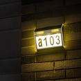 thumbnail image 4 of Solar House Numbers for Outside Modern Address Signs for Houses Solar Powered House Numbers for Yard, 4 of 11