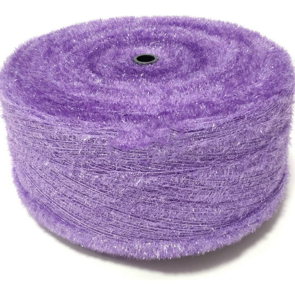Nvzi 200g Popular Crystal Sequined Fashion Hand Crochet Knitting Yarn for Knitting Weave Knitting Iridescent DIY Threat, Purple