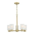 thumbnail image 4 of Westinghouse Lighting  Sylvestre Three Light Indoor Chandelier 5-Light, 4 of 5