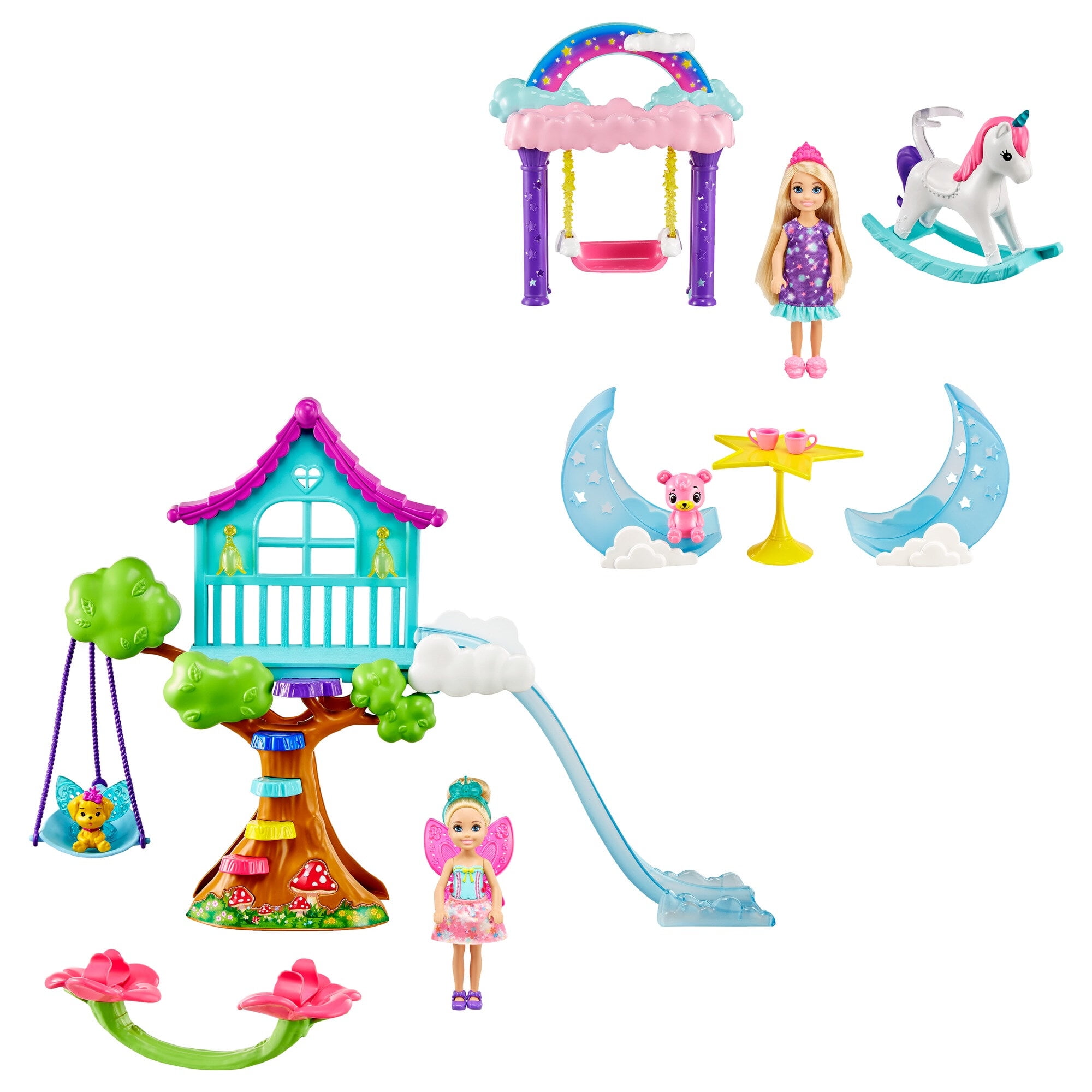 Barbie Dreamtopia Chelsea Doll and Playset With Pet, Gift For 3 To 7 Year Olds
