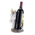 thumbnail image 3 of Zingz & Thingz 11" White and Gold Unicorn Mane Wrapped Wine Bottle Holder, 3 of 3