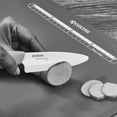 thumbnail image 4 of Kyocera Advanced Ceramic Revolution Series 4.5-inch Utility Knife, Red Handle, White Blade, 4 of 5