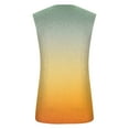 thumbnail image 3 of Xysaqa Men's Fashion Gradient Muscle Tank Tops, Mens Gym Bodybuilding Running Athletic T-Shirts Summer Beach Sleeveless Workout Shirt for Men S-3XL, 3 of 4