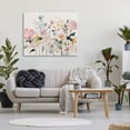 thumbnail image 3 of Stupell Industries Pastel Spring Flowers Botanical & Floral Painting Gallery Wrapped Canvas Art Print Wall Art, 48 x 36, 3 of 8