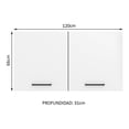thumbnail image 3 of Mueble Superior de Cocina Madesa Agata 120 cm 2 Puertas, 3 of 6
