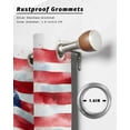 thumbnail image 6 of nqOlkjepod Outdoor Curtains for Patio Waterproof, American Flag Outdoor Privacy Panels Grommet, Red Blue Watercolor USA Flag Blackout Outside Curtains for Porch/Cabana/Pergola 54"x95", 2 Panels, 6 of 8