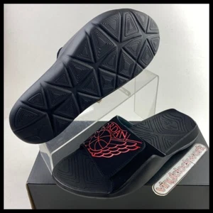 Nike Air Jordan Hydro 7 Slides Mens Size 9 Black University Red