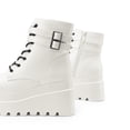 thumbnail image 3 of BURUDANI Women Chunky High-Heel Platform Combat Ankle Boots Goth Lace-Up Motorcycle Booties, 3 of 7