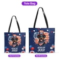 thumbnail image 5 of Patriotic Doberman Pinscher Celebrates 4th of July All Over Print 3D Canvas Tote Bag Doberman Dog Lover Gifts Reusable Handbag - 02009, 5 of 5