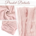 thumbnail image 3 of Wrinkled Dinner Napkins Gauze Cheesecloth Napkins 20 x 20 Inch Rustic Boho Table Napkins Decorative for Weddings Parties Event Home Table(Pink,6PCS), 3 of 7