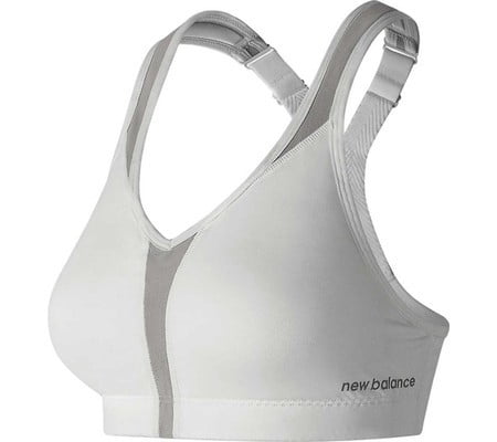new balance grey sports bra