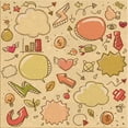 thumbnail image 1 of Ahgly Company Machine Washable Indoor Square Transitional Orange Area Rugs, 7' Square, 1 of 7