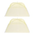 thumbnail image 1 of 2 fundas de malla para alimentos para el hogar, lavables, plegables, para cocina, color amarillo, 43 x 43 cm, 1 of 12