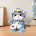 thumbnail image 4 of Animal de peluche de gato de 30 cm CUTICAT GRIS Peluches, 4 of 8