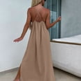 thumbnail image 5 of Idoravan Summer Dresses for Women 2026 Casual Dresses for Women Sleeveless Ladies' Casual and Fashionable Solid Color Long Sleeveless Camisole Dress, 5 of 6