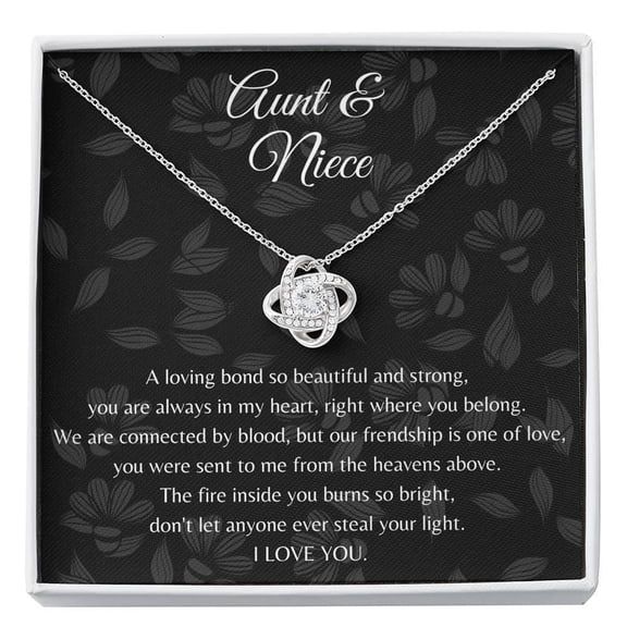 Personalized Aunt and Niece Necklace, Niece gift from aunt, Aunt Gift from Niece, Niece Birthday, Gift for Niece from Aunt, Auntie to Niece Jewelry
