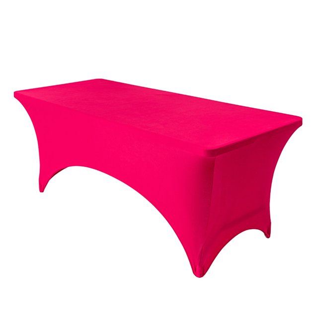 4FT6FT elastic table cover cocktail table cover conference wedding banquet rectangular table cover elastic tablecloth