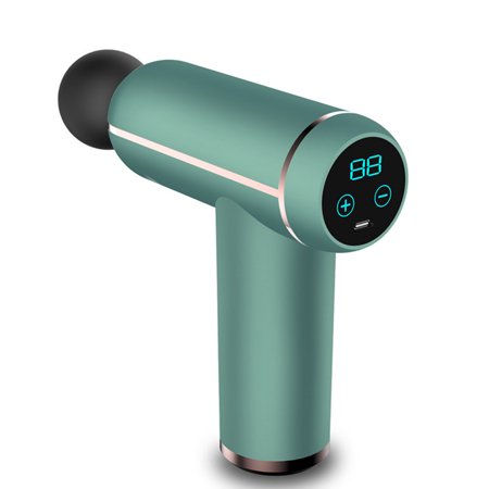 Irene Inevent Electric Percussion Massager Neck Shoulders Muscle Fitness Women Massage Tool Birthday Gifts Office Green