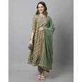 thumbnail image 5 of Rajnandini Women's Pure Cotton Embroidered Kurta Set with Dupatta (JOPLVL310-L_Pista Green_L), 5 of 5