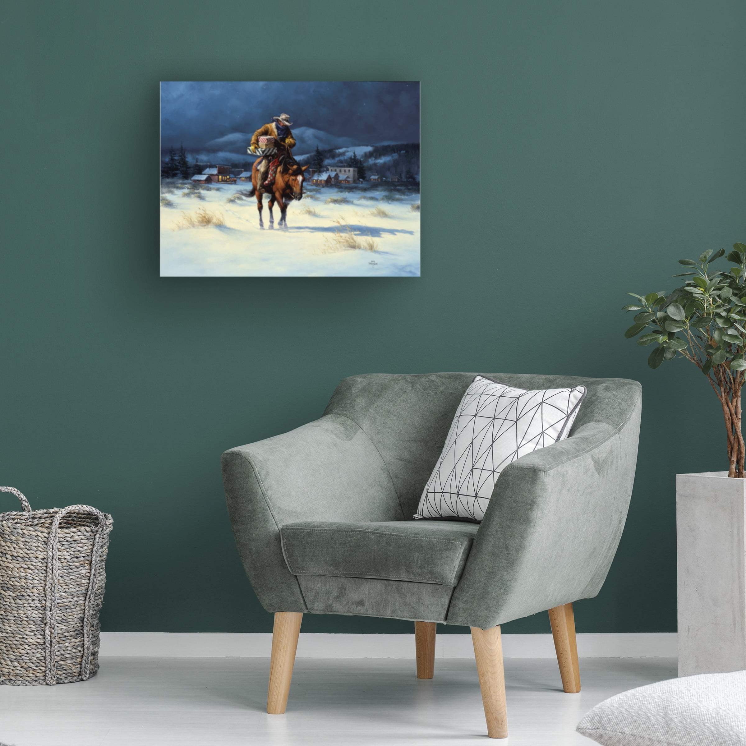 Jack Sorenson 'Bringing Christmas Home' Canvas Art