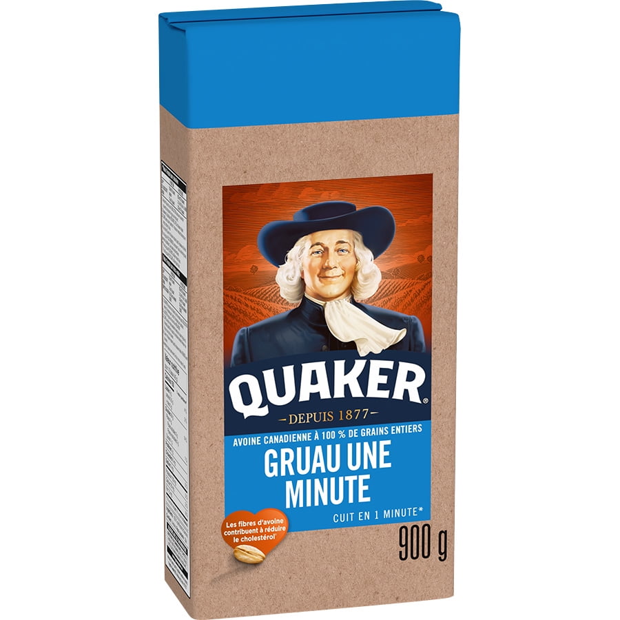 Quaker One Minute Oats, 900 g.