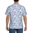 thumbnail image 3 of Bixox Men's Animal Printed Short Sleeve Skinny Athletic T-Shirt, 3 of 6