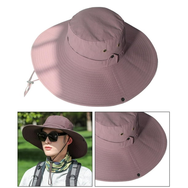 Xuanheng Adults Wide Brim Bucket Hat Breathable Outdoor Sunscreen Cooling Other