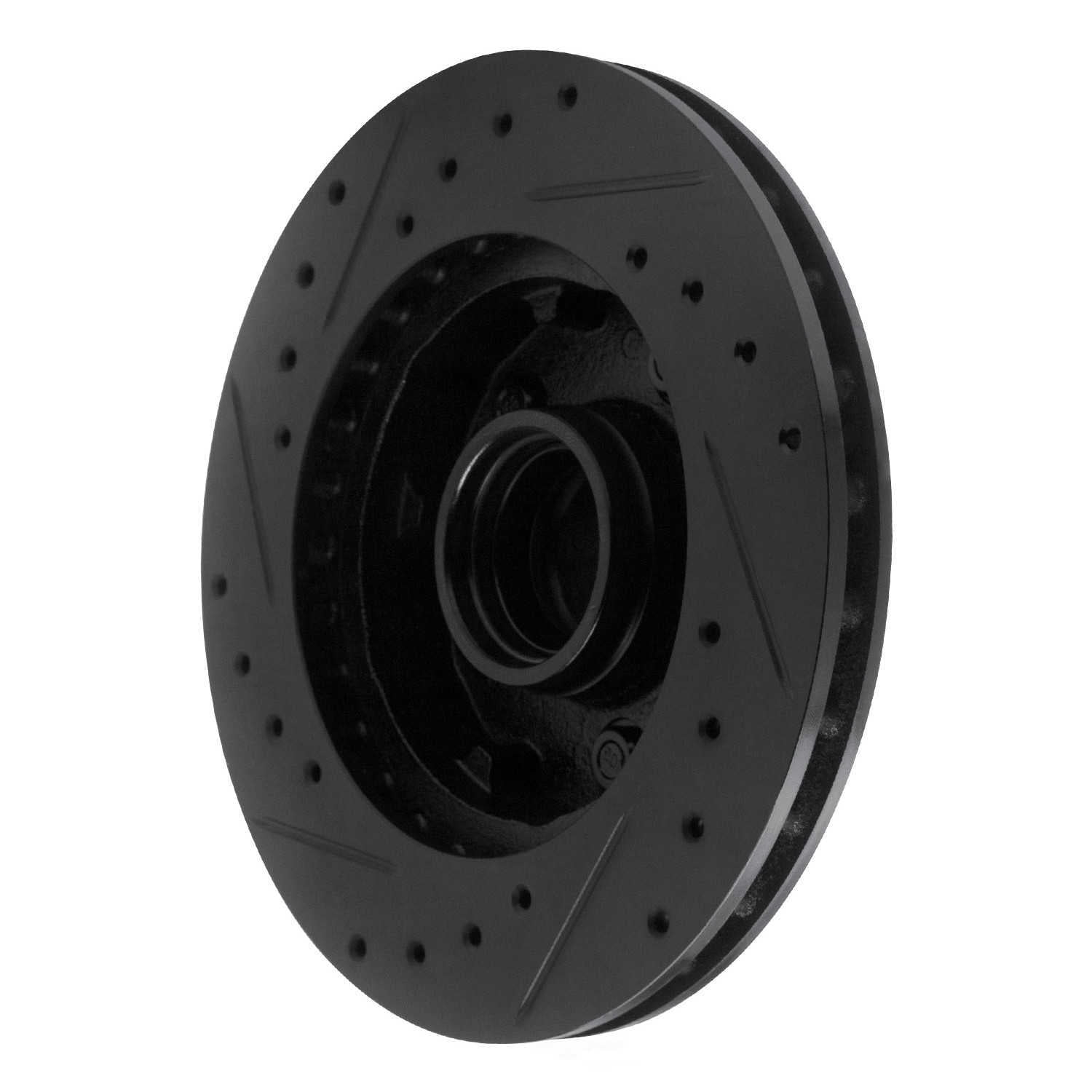 Dynamic Friction Company 633-54110R DFC Brake Rotor - Drilled And Slotted - Black