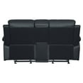 thumbnail image 4 of Pemberly Row Double Glider Reclining Love Seat with Console in Black, 4 of 8