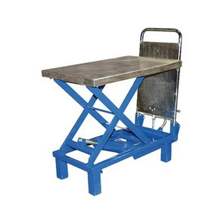 - VESTIL SCTAB-400 Foot Pump Scissor Lift, 400 lb. Cap, 17-7/10