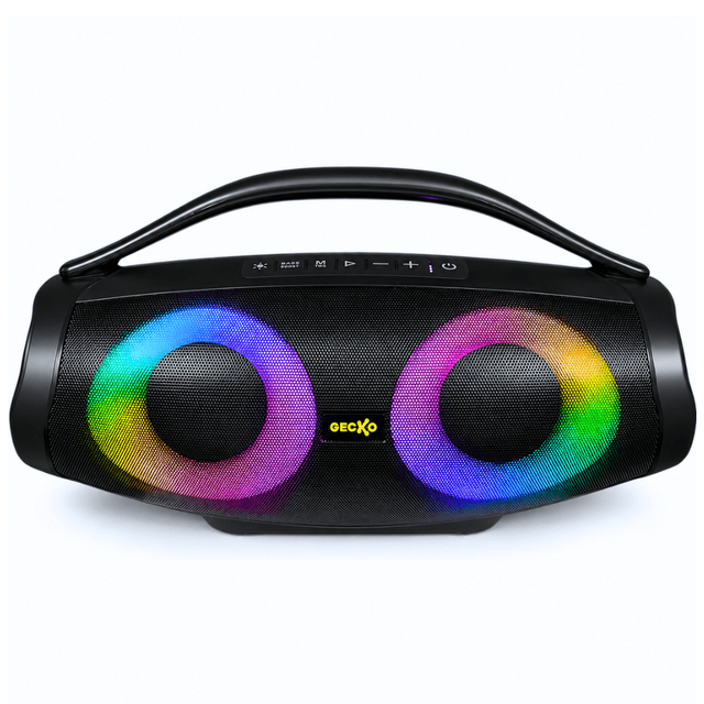 Bocina Portátil Waterproof GECKO ELECTRONICS Subwoofer de alta potencia