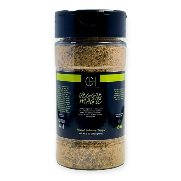 Oh Yeah It's Vegan | Veggie Magic | Vegetable Seasoning | 8oz | 100% Natural Ingredients