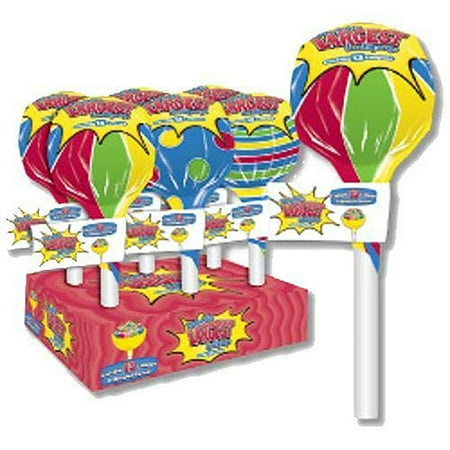 World's Largest Lollipop with 13 Different Flavors. Funny Gag Gift for Birthdays Suck. Great for Office Gifting, Party Favors, Teacher Appreciation, Back to School, any Event or Special Occasion.