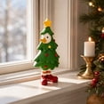 thumbnail image 3 of Christmas Resin Duck Figurine In Christmas Tree Costume, Cute Desktop Holiday Display Ornament, 3 of 6