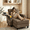 Coffee01, variant on Gewnee 3-in-1 Convertible Sleeper Chair, Pull Out Single Sofa Bed with Adjustable Backrest, 360° Swivel Side Table, USB Charging Ports & Cup Holders, Ideal for Dorms & Offices, Dark Gray